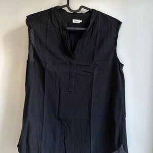 Filippa K 100% Cotton black blouse S